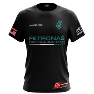 AMG PETRONAS F1 Team SIC2025 Version 2 T shirt | 100% Cotton, Unisex Men & Women, Racing Sportswear,