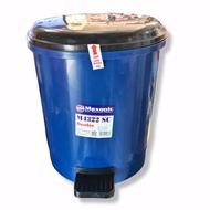 10liter/18liter/22liter step dustbin/tong sampah plastic tutup pijak