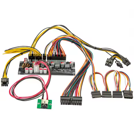 RGEEK DC 19V 300W Peak 17V-28V DC to DC PICO PSU ATX 24PIN 4PIN SATA MINI ITX mATX PC Power Supply U