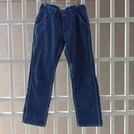 JEANSDA 直條紋 調節環 牛仔褲 日本製 金斯大