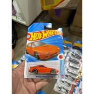 Hotwheels Mazda RX7 FC3S orange/car model