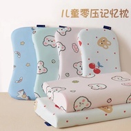Children Memory Foam Pillow Pillow Core Baby Toddler Shaping Pillow Nap Pillow with Pillowcase Cartoon Student Pillow Suitable for Children aged 0-3 and 3-10 Years Old