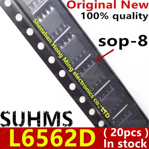 (20piece)100% New L6562 L6562D L6562DTR sop-8 Chipset