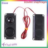 Eioce 1Pair Audio Portable Speakers 10045 8Ohm 5W TV Speaker Single/Double Diaphragm