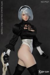 全新現貨 PLAY TOY 1/6 性感人形機器人2B P021