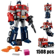 NEW LEGO Optimus Pobot Prime 10302 Building Set for Adults Bricks Technical Transformation Robot Toys for Boys Gift for Kids 1508PCS