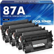 CF287A 87A ブラックトナーカートリッジ:HP 87A CF287A 87X CF287X CF287X用 4個パック HP Enterprise M506dn M506n M506x M50