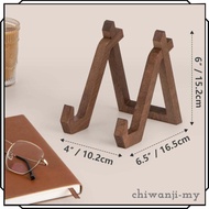 [ChiwanjifcMY] Wooden Display Stand, Plate Holder Picture Frame Stand,