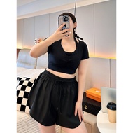 seluar sukan perempuan yoga pants Seluar pendek sukan bernafas cepat kering MM 200jin
