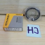 Bearing Hub Freehub Strummer 6806-2RS Ceramic 30mm 42mm 7mm 6806 2RS For BB30 Bottom Brakcet Pressfi