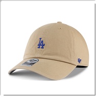 [ANGEL NEW ERA] 47 brand MLB Los Angeles Dodge Khaki Blue Letter Small Mark Soft Boss Hat Shohei Ota