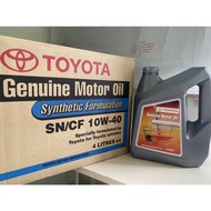 Toyota Engine Oil SN/CF 10W40 Oil Semi Synthetic