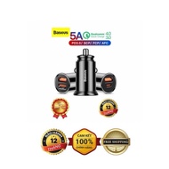 Ba.seus Qc 3.0 4.0 Usb Type C Fast Charger for Cars and Motorcycles