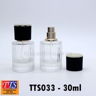 30ml Reﬁllable Glass Spray Perfume Bottle / Botol Minyak Wangi / Botol Kaca  - TTS033-30ml