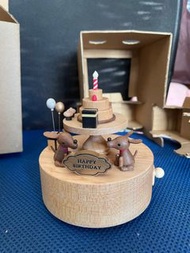 Wonderful life wooden music box 生日音樂盒