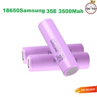 Samsung 18650 3500Mah 35E Pink Large-capacity Power Lithium Battery  Samsung 10A Discharge.