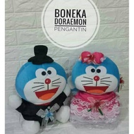 Berkualitas Boneka Doraemon Pengantin Boneka Doraemon Wedding