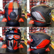 MT HELMET STREETFIGHTER TWIN c5 MATT RED