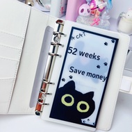 Black Cat Cat 52 Weeks Money Bag Cash Bag 52 Weeks Money Saving Method Cute Cash Saving Money