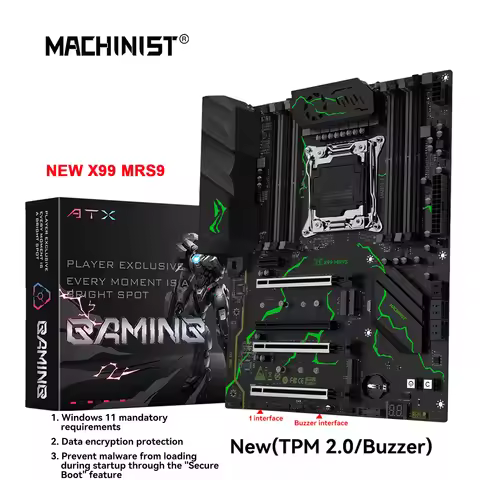MACHINIST X99 Motherboard LGA 2011-3 Support Xeon E5 2667 V3 2697 V4 CPU Processor DDR4 ECC RAM NON-