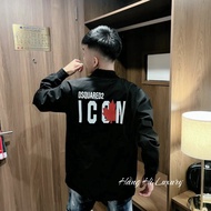 Jacket Dsquared 2 Maple Leaf Icon 375 Premium Edition 2 Layers Wind Pet Print Super Beautiful Street