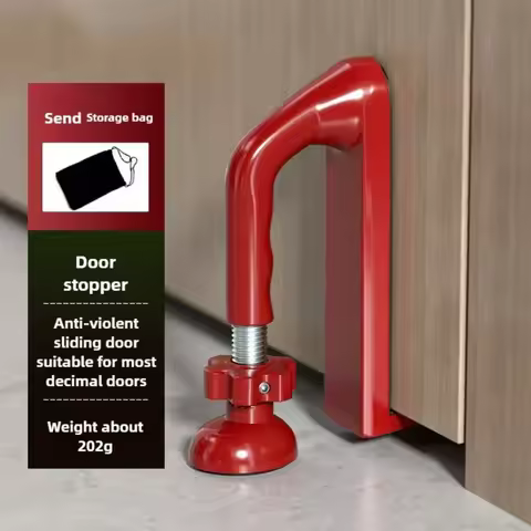 Safety Anti Pry Door Stop Burglary Alarm Security Blocker Door Blocker Alarm Function Door Stop Alar