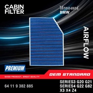 พร้อมส่ง [PM2.5] ไส้กรองแอร์ BMW G20 G21 G22 G82 X3(G01) X4(G02) Z4(G29) i4(G26) iX3(G08) PM2.5️#641