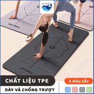 Yoga Mat – TPE Exercise Mat, Anti-Slip Yoga Mat, Thick Sports Mat