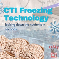 OMI Petshop Booster Fluffy Fur Dried Premium Cat Dog Treats Booster Gemuk Gemuk Pet Snacks