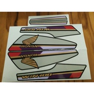 TK TK TK | Honda Win 100 color stamp set (PURPLE red) 95