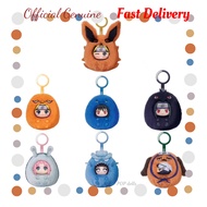 Genuine EAKI Naruto Shippuden Cute Plush Keychain Anime Character Doll Trendy Blind Box