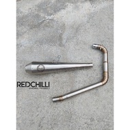 Benelli Motobi 152 Cafe Racer Exhaust - Benelli 152 Cafe Racer Exhaust