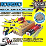 KOBELCO 2.6MM/3.2MM/4.0MM/5.0MM WELDING ELECTRODE RB26 E6013 X 1KG (4 SIZE AVAILABLE)