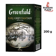 ชาดำชนิดใบ Greenfield Earl Grey Fantasy ขนาดบรรจุ 200 g /  Чай листовой черный Greenfield Earl Grey Fantasy 200 г