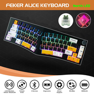 FEKER Alice80 VIA 3 Mode Mechanical Hot-Swappable 68 Keyboard Gateron Switch RGB South Light knob Sw