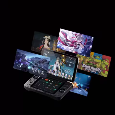 in stock AYANEO POCKET DS Flip up Dual Screen Android Palm Phone 7-inch OLED 165HZ High refresh Scre