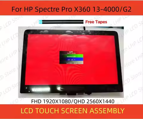 13.3" LCD Touch Screen Digitizer Display Assembly For HP Spectre Pro X360 13-4000 / G2 P/N 801495-00