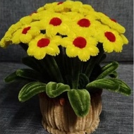 Fuzzy Wire Decorative Flowers
