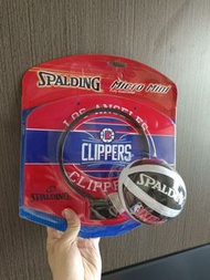 Spalding micro mini basketball hoop Los Angeles Clippers with net and ball 迷你籃球架連網及球