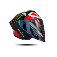Js Armor Helmet with Monster Motif Glossy/Dof Half Face SNI