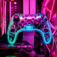 Switch Neonlight RGB Light Bar Bteam Handle Burst Vibration pro Sky Rainbow Version PC
