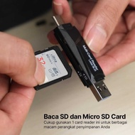SIMPLBYSHP ATUX Card Reader 3in1 USB Type C 3.0 OTG SD Card MicroSD - Z500| |
