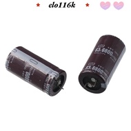 ELOK 2pcs Electrolytic Capacitor Set, Electronic Component Kit Capacitor Component, Wide Application