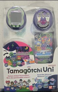 Tamagotchi Uni Monster with all DLC (Tamaverse Tickets) on device.