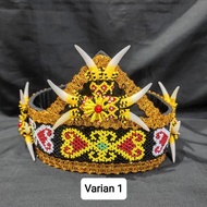 Dayak Beaded Women's Crown Crown Pengantin Crown Cantik