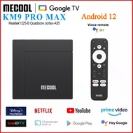 KM9PRO MAX Mecool Realtek1325-B Android 12 Netflix 4K / Youtube 4K / Disney+ 4K -รุ่นใหม่ล่าสุดปี202