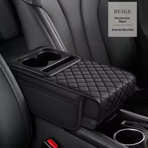 New Armrest Box Pad Universal Car Armrest Box Pad Car Elbow Rest Breathable Armrest Box Height Incre