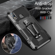 Phone Case Huawei Y5 2018 Y6S Y6 Y9 PRIME 2019 Y5P Y6P *Hard Case* Anti-drop Back Cover For Sports With holder &amp; Clip