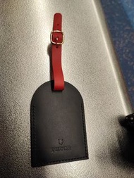 1套3件1）帝舵手錶腕錶皮革行李牌2）皮革護理膏3）周生生皮革抹布 TUDOR travel Luggage tag