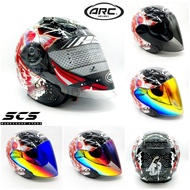 Koi Red Helmet ARC XR Special Color Visor Smoke Rainbow Blue Purple Accessories Ritz V2 RSX150 Y16ZR R15 Motor Parts